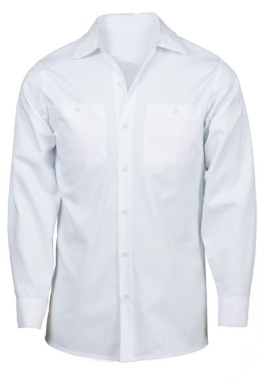 Picture of Painter's Industrial Cotton Wrinkle-Resistant Work Shirt- Long Sleeve