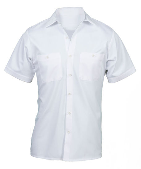 Picture of Painter's Industrial Wrinkle-Resistant Cotton Work Shirt- Short Sleeve