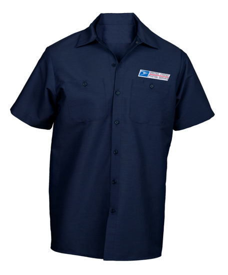 Picture of USPS 71: Work Shirt with USPS Emblem- Short Sleeve
