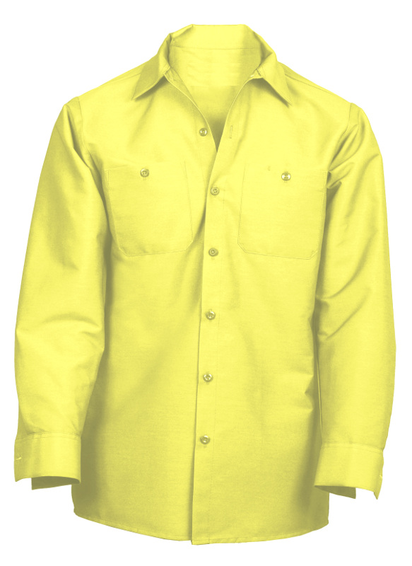 Under Armour Men's Yellow Payload Button Down Long Sleeve Work Shirt